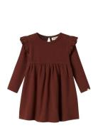 Nmfthora Hee Ls Dress Lil Lil'Atelier Brown