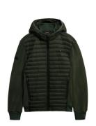 Hood Storm Fleece Hybrid Jkt Superdry Sport Khaki