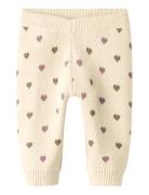 Nbfsaran Knit Pant Heart Lil Lil'Atelier Cream