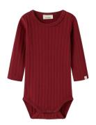 Nbfrita Sig Ls Slim Body Lil Lil'Atelier Burgundy