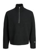 Jornorrebro Knit Half Zip Jnr Jack & J S Black