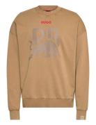 Crewneck Wash_01-Rb2 HUGO Brown