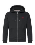 Essential Logo Zip Hoodie Hb Superdry Navy