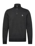 L/S Fleece Quarter Z Original Penguin Grey