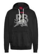 Hoodie Wash_01-Rb25 HUGO Black