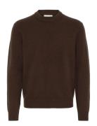 Cfandro 0247 Crew Neck Knit Casual Friday Brown