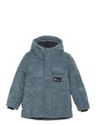 Jr. Puffer Jacket - Corduroy Color Kids Blue