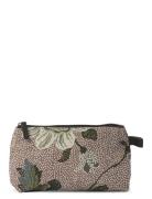 Cosmetic Bag Flower Linen Ceannis Pink