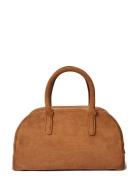 Fake Suede Bowling Bag Ceannis Brown