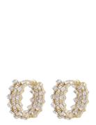 Sprinkles Tripple Crystal Ring Ear SNÖ Of Sweden Gold