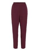 Vivar Hw Slim Pant - Noos Vila Burgundy