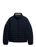 Fuji Print Padded Jacket Superdry Sport Navy