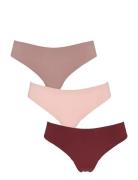 Seamless String W Lace 3-Pack Missya Pink