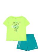 Ks-Knit Short Set Nike Patterned