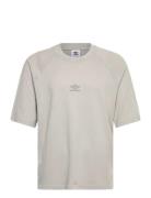 Washed High Neck Boxy Tee Umbro Grey