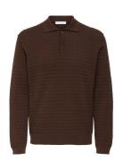 Onsberry Reg 12 Ls Polo Knit Frml ONLY & SONS Brown