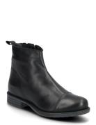 Biadanelle Ankle Boot Smooth Leather Bianco Black