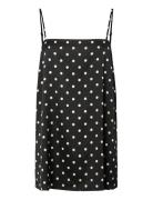 Pcjytta Strap Satin Top Wvn D2D Pieces Patterned