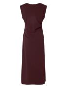 Yaspina Sl Long Dress Noos YAS Burgundy