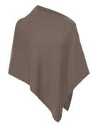 Wool & Cashmere Poncho Rosemunde Brown