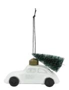 Julepynt, Hdcar, Hvid;Sølv House Doctor White