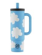 Straw Cup 800 Ml - Daydreaming 24bottles Blue