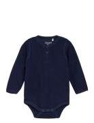 Body Ls, Solid W. Print CeLaVi Navy