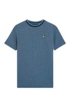 Two T Waffle T-Shirt Lyle & Scott Blue