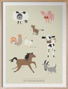 På Bondgården Kunskapstavlan® Patterned