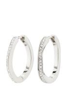 True Hoop Earrings Silver-Plated Pilgrim Silver