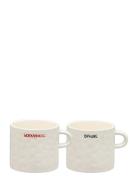All About Balance Mug - Set Of 2 Anna + Nina Cream