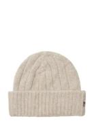 Alpaca Blend Knitted Beanie Lexington Clothing Cream