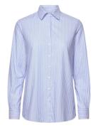 Elsa Striped Oxford Shirt Newhouse Blue