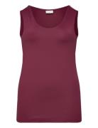 Kcerina Jersey Top Kaffe Curve Burgundy