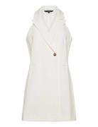 Whisper Halter Blazer Dress French Connection White