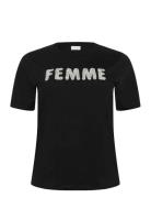 Kcariana T-Shirt Kaffe Curve Black