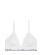 Lightly Lined Triangle Calvin Klein White
