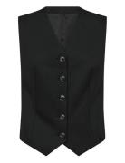 Bs Una Slim Fit Vest Bruun & Stengade Black