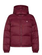 Essential Midweight Puffer Jacke Calvin Klein Jeans Burgundy