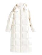 Tjw Alaska Grid Dwn Mxi Coat Ext Tommy Jeans Cream