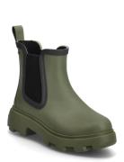 Flag Ankle Rainboot Warm Lining Tommy Hilfiger Khaki