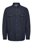 Ls Relaxed Denim Shirt Bl Bk Tommy Jeans Navy