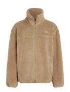 Teddy Zip Up Reg Jacket Tommy Hilfiger Beige