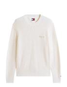 Tjm Reg Script Chunky Sweat Tommy Jeans Cream