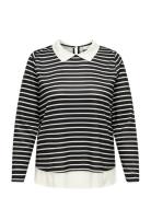 Caralba Ls Mix Top Jrs ONLY Carmakoma Black