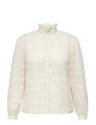 Carchloey L/S Shirt Wvn ONLY Carmakoma Cream