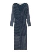 Misa Dress Aop Mads Nørgaard Navy