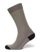 Cph Socks 8 Cotton Blend Burgundy Copenhagen Studios Beige