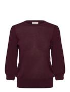 Fqglitta-Pullover FREE/QUENT Burgundy