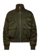 Cph Bomber Jacket 1 Nylon Black Copenhagen Studios Khaki